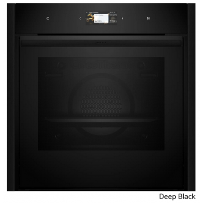 Neff NOV60E6D1 Σετ (B69CS3AY0+Z9060DY0) Εντοιχιζόμενος Φούρνος 71lt + Πλαϊνά + Χειρολαβή, 60cm Deep Black